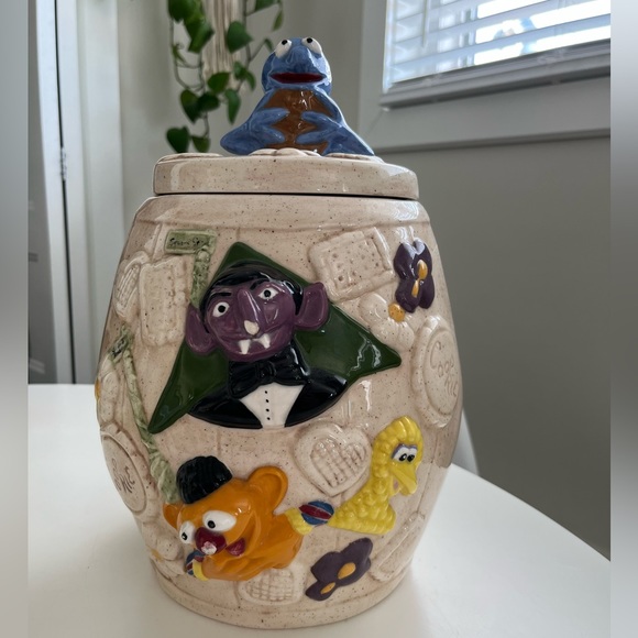 Other - Vintage Sesame Street Ceramic Cookie Jar
